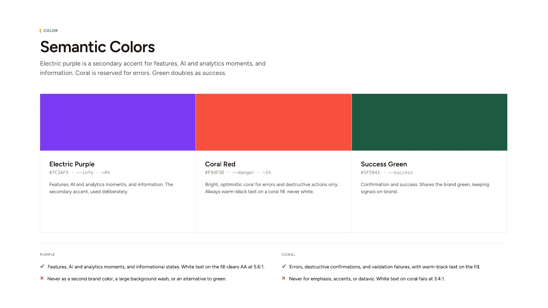 Semantic Colors